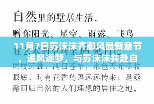 齐御风最新章节追风逐梦,与苏沫沫共赴自然怀抱启程之旅